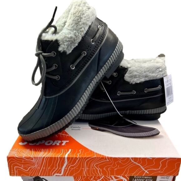 JSport Jambu Women's Boots Short Duck Waterproof Size 7 NIB - Picture 3 of 11